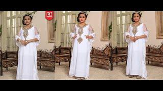 Farasha Style Party Wear Kids Kaftan