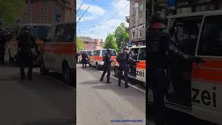 Polizeieinsatz am 1.Mai in Zürich