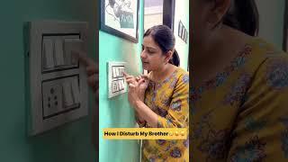 How I Disturb My Brother | Funny Shorts | Delhiteparul Shorts | #shorts #ytshorts