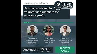 Building sustainable volunteering practices for your non-profit