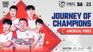 Journey of Champions | PMPL SA Fall 2023 | Aim for Victory