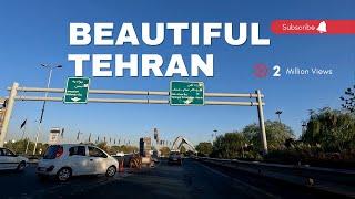 Beautiful Tehran - driving in the neighborhoods of Tehran - to the south of Tehran رانندگی در تهران