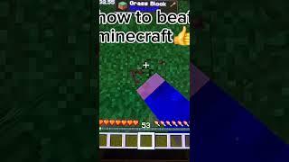 How to beat Minecraft #minecraft #minecraftmemes #dreamsmp #technoblade #sigmagrindset #dailyuploads