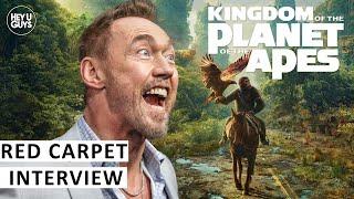 Kingdom of the Planet of the Apes | UK Premiere Interview | Kevin Durand demonstrates 'the voice'