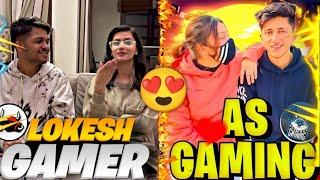 Top 5 Most Cute Couple Of Free Fire  Lokesh And Moon Vs As Gamer !!