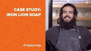 How Iron Lion Soap uses Sticker Mule