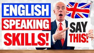 ENGLISH SPEAKING SKILLS for JOB INTERVIEWS! (How to SPEAK Fluently & CONFIDENTLY in a JOB INTERVIEW)