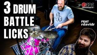 3 Drum BATTLE Licks | Stephen Taylor Drum Lesson