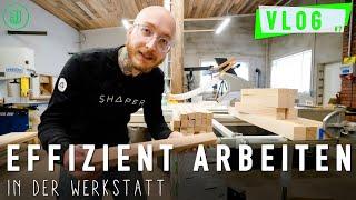 Maximal EFFIZIENT ARBEITEN in der Werkstatt | Werkstatt-Tagebuch #7 | Jonas Winkler