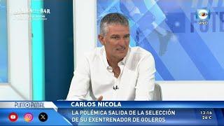 CARLOS NICOLA, el entrenador de arqueros, explicó las razones de su salida de la selección uruguaya.