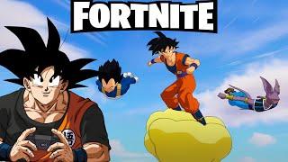 Goku, Vegeta And Beerus Play Fortnite | ROASTING MATCH!
