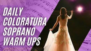 Coloratura Soprano Daily Buzzing Warm Ups // Vocal Exercises For High Sopranos