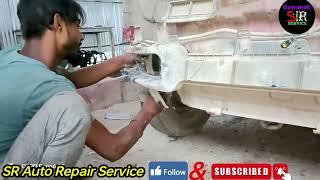 Hyundai grand i10 back bumper change.. SR auto repair service,