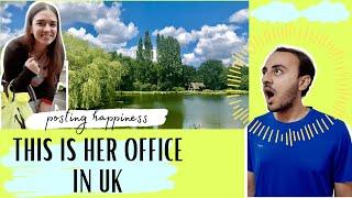 Lake inside Office?! | Indian Couple in UK | Life in England | VLOG 2