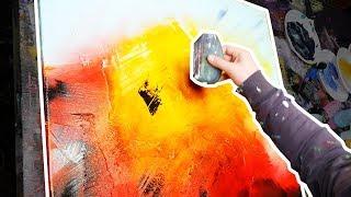 Abstract Painting Demonstration with Palette Knife | Pure | John Beckley