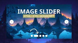 Image Slider - With Auto-play & Manual Navigation Buttons - Using CSS, HTML & Javascript