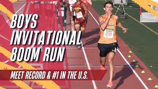 2025 TF - Arcadia Invitational - Boys 800M Invitational - Meet Record!!! with interview!!!