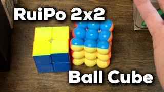 YJ RuiPo 2x2 and Ball Cube Unboxing and First Impressions