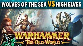 Wolves of the Sea vs High Elves Warhammer The Old World Arcane Journal Battle Report