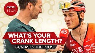 What Size Cranks Are Pro Cyclists ACTUALLY Using? | GCN Asks The Pros