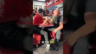 Can a Burger Cook Beat the Arm Wrestling Champ?