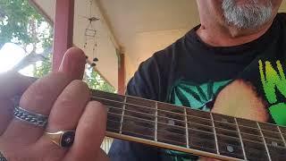 AFRICA UNITE - Bob Marley lefthand guitar lesson + chords, Reggae Aaron Paterson.