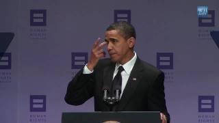 President Obama Speaks for Gay Civil Rights