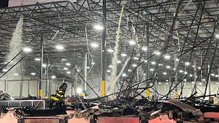 Update on rescue of woman from collapse at Sur La Table in Brownsburg, Indiana after storms