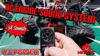 GT Power Simulated RC Engine Sound System With 58 Preloaded Sounds