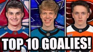 Top 10 *BEST* Goalie Prospects In The 2024 NHL Draft!