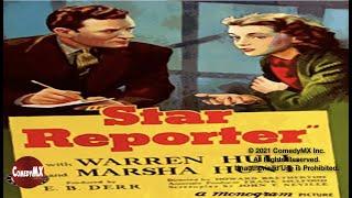 Star Reporter (1939) | Full Movie | Warren Hull | Marsha Hunt | Wallis Clark