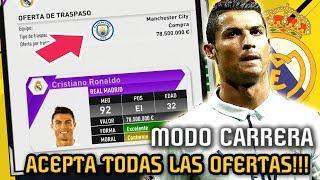 ACEPTA TODAS LAS OFERTAS CHALLENGE - FIFA 17 Real Madrid Modo Carrera