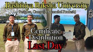 Last Day  | Certificate Distribution | Rashtriya Raksha University | New Criminal Law Training 