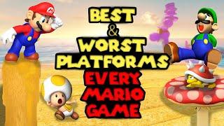The Best and Worst Platforms in Every Mario Game
