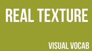 Real Texture defined - From Goodbye-Art Academy