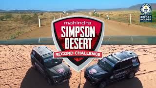 Mahindra Scorpio crosses the Simpson Desert in record time!