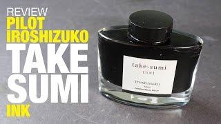 Ink Review: Take-Sumi (Pilot Iroshizuku series)