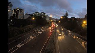 Traffic Updates HKW Presents: A Time Lapse of Wellington City During The Drive Home