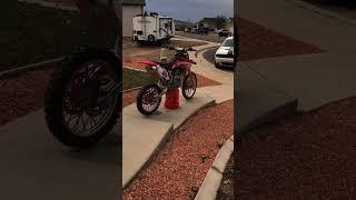 Getting better at my vids? #automobile #motocrossbike #dirtbike #honda