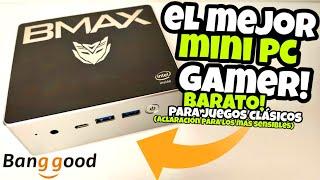 EL MEJOR MINI PC GAMER BARATO! BMAX B2 PLUS BANGGOOD! ( JUEGOS CLASICOS, RETRO COSNOLAS, ETC )