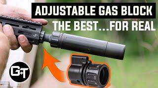 The Best Adjustable Gas Block Ever - For Real the RifleSpeed AR15 Gas Block Delivers!
