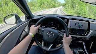 2024 Lexus TX 550h+ POV Start Up, Test Drive, 0-60 (3.5-Liter V-6 PHEV)