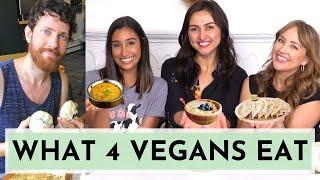 WHAT 4 VEGANS EAT IN A DAY FT. MIC THE VEGAN