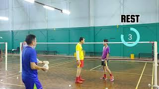 TIPS-TIPS LATIHAN DOUBLE BADMINTON| PENJAGAAN BACKUP PENTING |PROGRAM ATLET