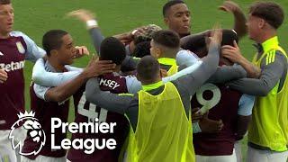 Jhon Duran's powerful header doubles Villa's lead v. Leicester City | Premier League | NBC Sports