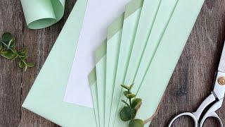 Fan Pleats With Washi Tape Gift Wrapping | Gift Wrapping Ideas