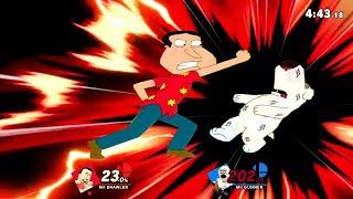 Quagmire beats up Brian but it's Smash Ultimate