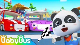 Race Car Song  | Learning Vehicles | Police Car Fire Truck | Nursery Rhymes | Kids Songs | BabyBus