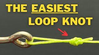 How to tie the EASIEST Loop Knot! (Surgeon Loop Knot!)