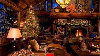 COLI Loop 4K 1 Hour Christmas Fireplace Ambience Crackling Fire Sounds Relaxation Meditation & Study